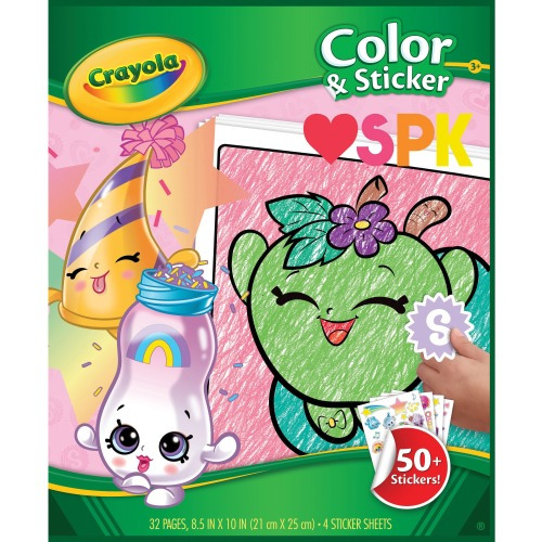 Crayola Shopkins Color/Sticker Book CYO045854