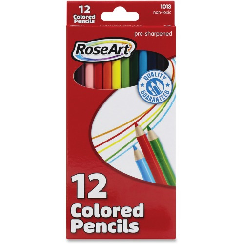 RoseArt Pre Sharpened 12 Colored Pencils RAIDFB59 Shoplet