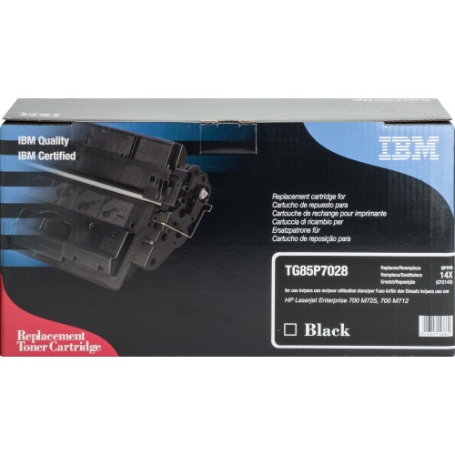 IBM Remanufactured Laser Toner Cartridge - Alternative for HP 14A/X (CF214X) - Black - 1 Each - 17500 Pages IBM Remanufactured Laser Toner Cartridge - Alternative for HP 14A/X (CF214X) - Black - 1 Each - 17500 Pages
