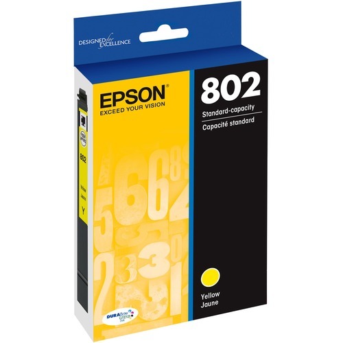 Epson DURABrite Ultra 802 Original Ink Cartridge - Yellow - EPST802420S ...