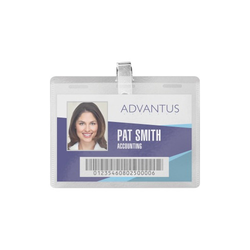 Advantus DIY Clipstyle Name Badge Kit AVT97027
