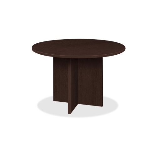 Lorell Prominence 2.0 Round Laminate Conference Table - LLRPT42RES ...