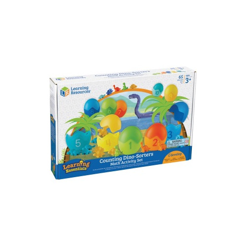 Learning Resources Counting Dino-Sorters Math Activity Set - Theme/Subject: Learning - Skill Learning: Matching, Visual, Counting, Sorting, Patterning, Addition, Subtraction, Imagination, Language Development, Fine Motor, Eye-hand Coordination, ... -