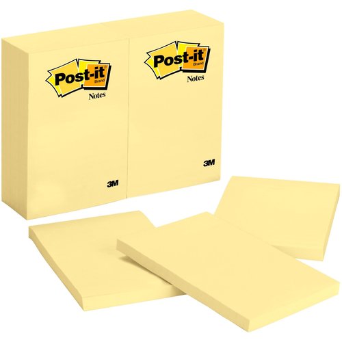 Post-it Notes Original Notepads - MMM659YWBD - Shoplet.com