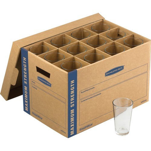 Bankers Box SmoothMove Kitchen Moving Kit, includes 1 box, dividers