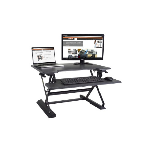 High Rise™ Height Adjustable Standing Desk with Keyboard Tray