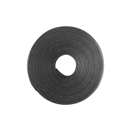 Zeus Adhesive-Backed Magnetic Tape, 1/2 x 10ft, Roll - Black