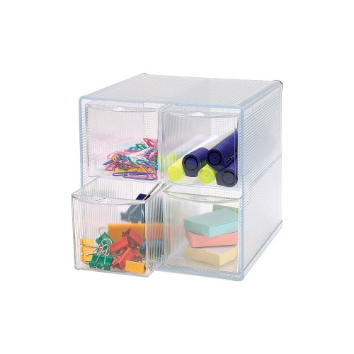 Business Source 4-drawer Storage Organizer - BSN82977 - Shoplet.com