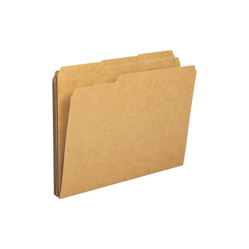 Business Source 1/3cut Tab Heavy Weight Kraft File Folders BSN20890