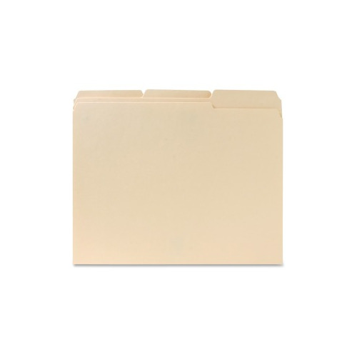 Business Source 2Ply 1/3cut Tab Manila File Folders BSN211113