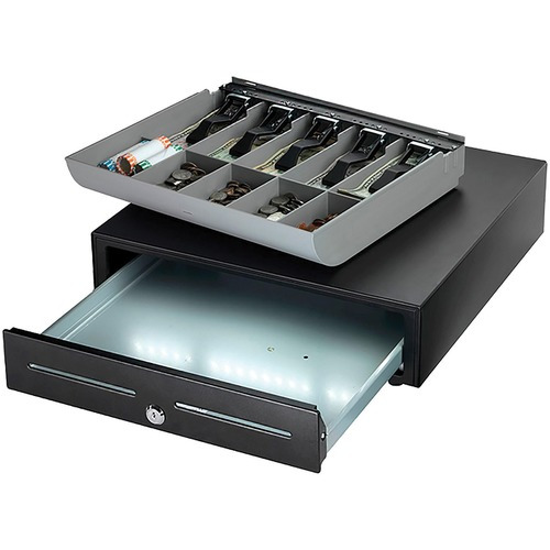 MMF Steelmaster PayVue Illuminated Cash Drawer - MMF225L1616104 ...