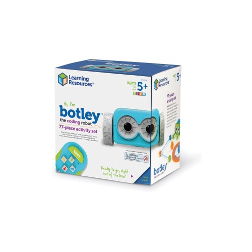 Learning Resources Botley the Coding Robot Activity Set - Theme/Subject: Learning - Skill Learning: STEM, Material Detection, Navigation, Coding, Critical Thinking, Problem Solving, Logic - 5 Year & Up - 77 Pieces - Multi