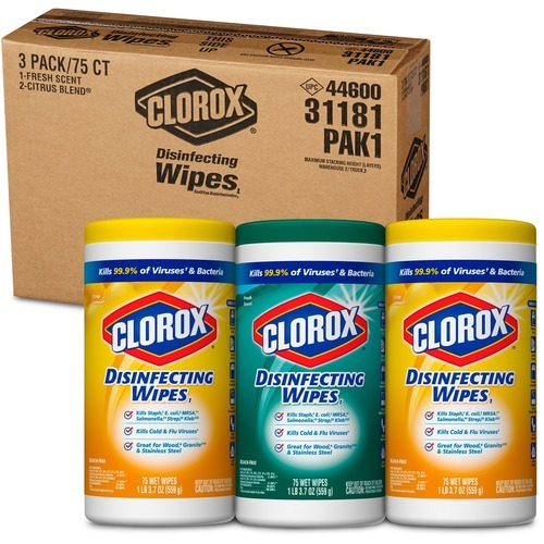 Clorox Bleach Free Disinfecting Wipes Value Pack Clo30208ct Shoplet Com