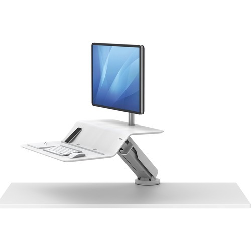 Fellowes Lotus RT Sit-Stand Workstation White Single - FEL8081701 ...