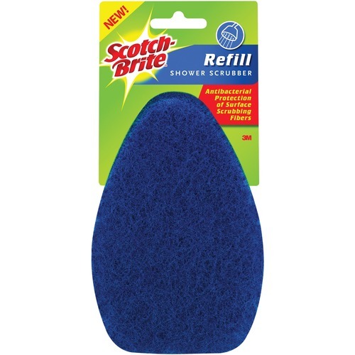 Easily Cleaning the Bathtub with Scotch-Brite Shower Scrubber