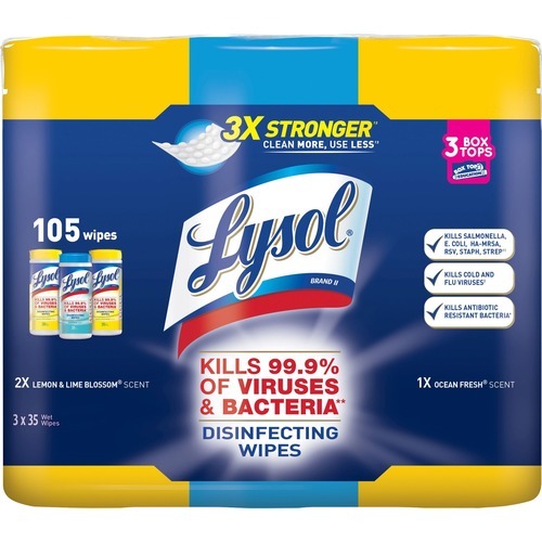Lysol Disinfecting Wipes Pack RAC96728CT