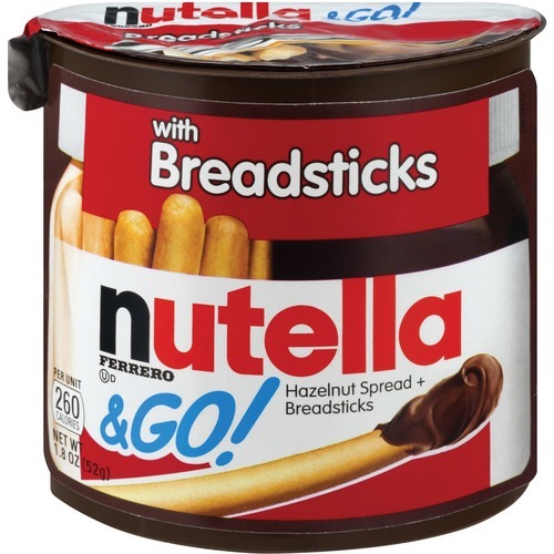Nutella & GO Hazelnut Spread & Breadsticks - 1.23 oz - 12 / Box