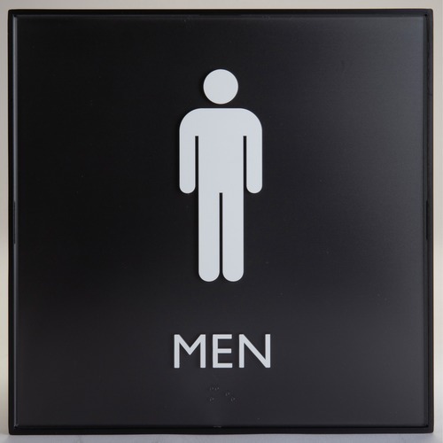 Lorell Snap Plate Architectural Sign - 1 Each - 8