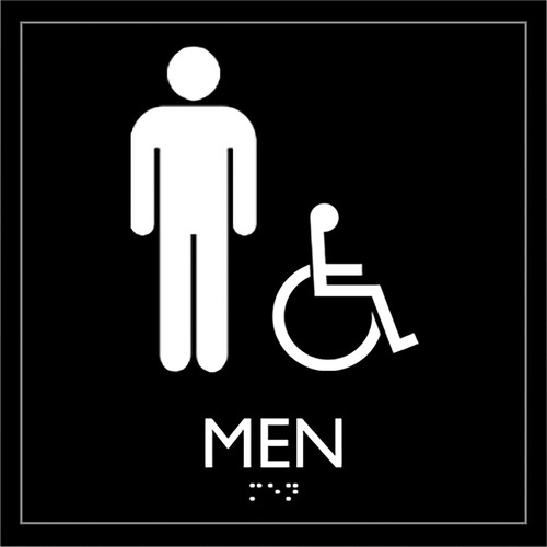 Lorell Snap Plate Architectural Sign - 1 Each - 8 Lorell Snap Plate Architectural Sign - 1 Each - 8