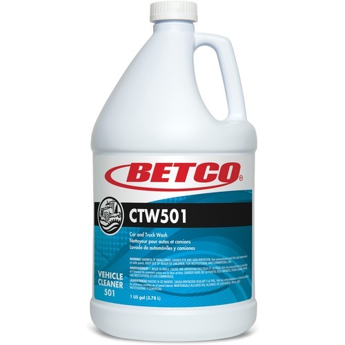 Betco CTW501 Car & Truck Wash - For Car, Truck - 1 gal - Streak-free - 1 Each - Yellow Green