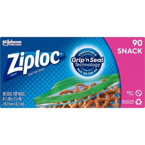 Ziploc Snack Size Storage Bags Sjn315892 Shoplet Com