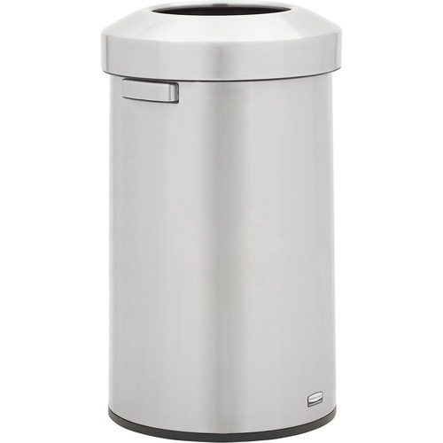 Rubbermaid Commercial Refine Waste Container - 23 gal Capacity - Round - Ergonomic Handle, Non-skid, Fingerprint Resistant, Durable - 29.6