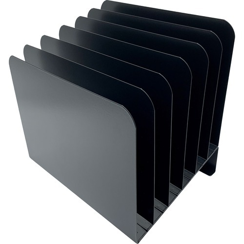 Huron Slanted Vertical Slots Desktop Organizer - 8 Compartment(s) - Vertical - 10