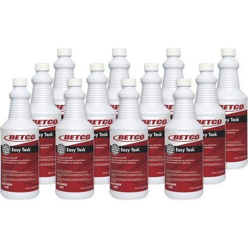 Betco Easy Task Thermoplastic Spray Buff - Ready-To-Use - 32 fl oz (1 quart) - Clean Bouquet Scent - 12 / Carton - Durable, Slip Resistant, Versatile - Green, Milky Green, Clear