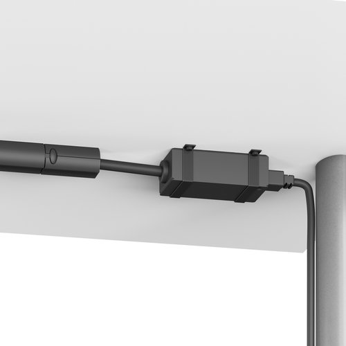 HON Training Table Electrical Power Base In-feed - HONMTVHQB - Shoplet.com