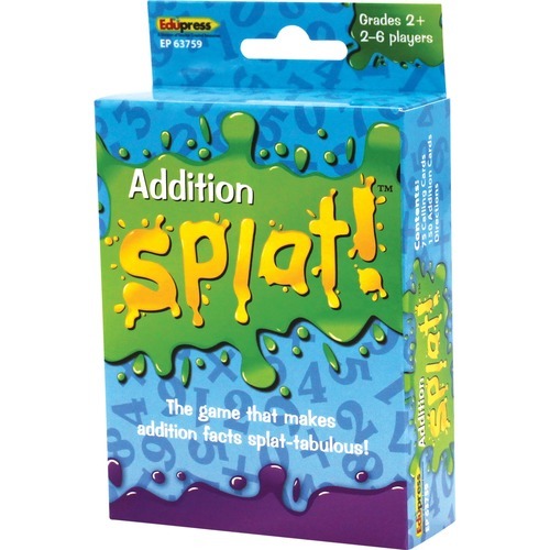Teacher Created Resources Math Splat Addition Game - Educational - 2 to 6 Players - 1 Each Teacher Created Resources Math Splat Addition Game - Educational - 2 to 6 Players - 1 Each