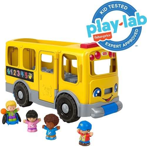 Fisher-Price Little People Toddler Learning Toy, Big Yellow School Bus ...