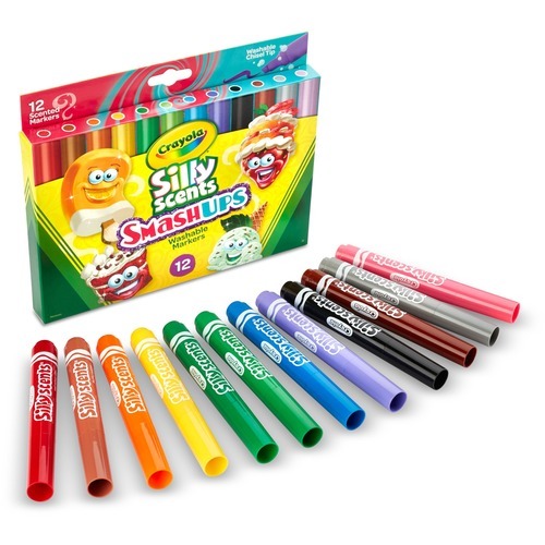 Crayola Silly Scents Slim Scented Washable Markers - Assorted - 1 Pack Crayola Silly Scents Slim Scented Washable Markers - Assorted - 1 Pack