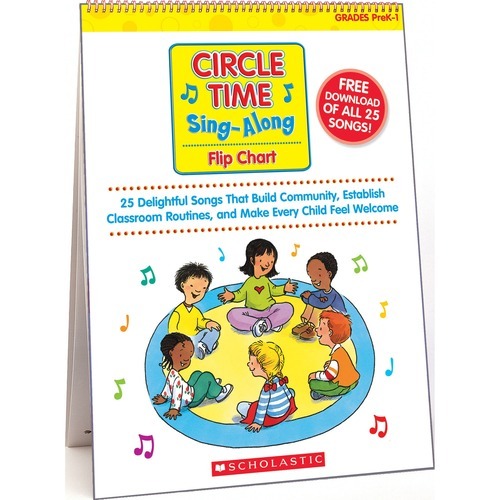 Scholastic Circle Time Sing-Along Flip Chart - SHS963524 - Shoplet.com