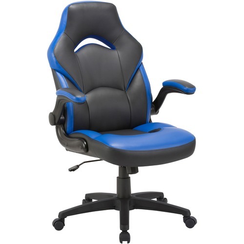 LYS High-back Gaming Chair - For Gaming - Blue, Black LYS High-back Gaming Chair - For Gaming - Blue, Black