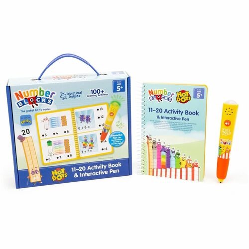 Hot Dots Numberblocks Activity Book Interactive Printed Book - 60 Pages Hot Dots Numberblocks Activity Book Interactive Printed Book - 60 Pages