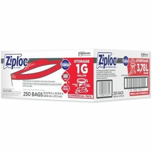 Ziploc Gallon Storage Bags - Large Size - 1 gal Capacity - 10.50 Ziploc Gallon Storage Bags - Large Size - 1 gal Capacity - 10.50