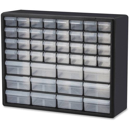 Akro-Mils Black Plastic 24-Drawer Storage Cabinet (Black)