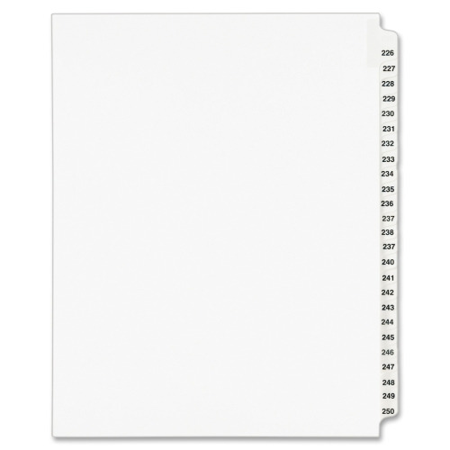 Avery Standard Collated Legal Exhibit Divider Sets - Avery Style ...