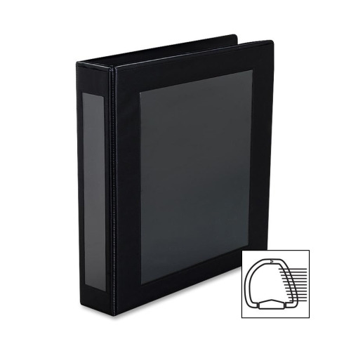 11x17 Binder Poly Panel Featuring a 1 Round Ring White