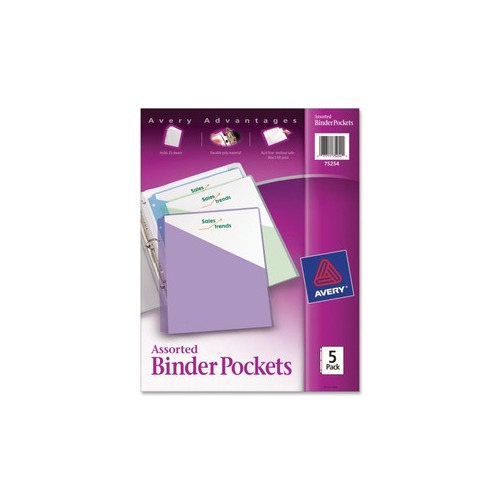 Avery Binder Pockets Slash Opening AVE75254