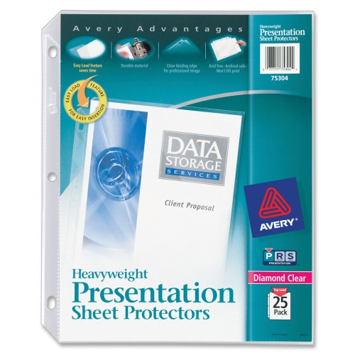 Avery Heavyweight Sheet Protectors -acid-free, Archival-safe, Top 