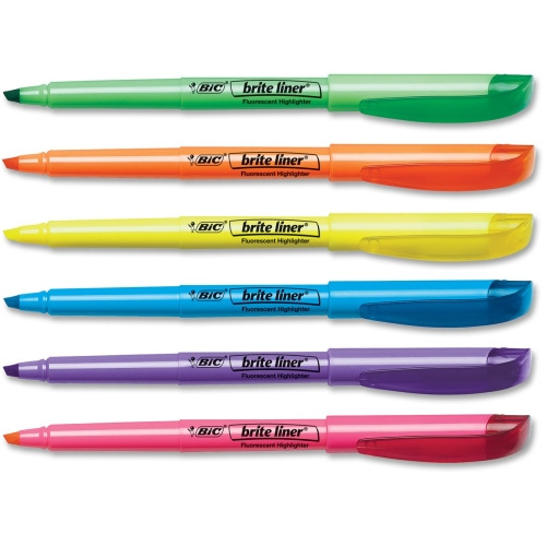 What makes a fluorescent highlighter marker so bright?