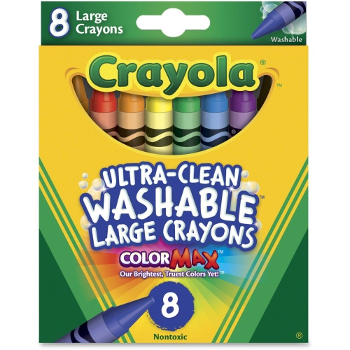 Crayola Ultra Clean Washable Fine Line Markers, Assorted - 8 count