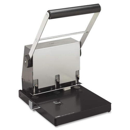 CARL Extra Heavy-duty 3-hole Power Punch - 3 Punch Head(s) - 300 Sheet of 20lb Paper - 9/32 CARL Extra Heavy-duty 3-hole Power Punch - 3 Punch Head(s) - 300 Sheet of 20lb Paper - 9/32