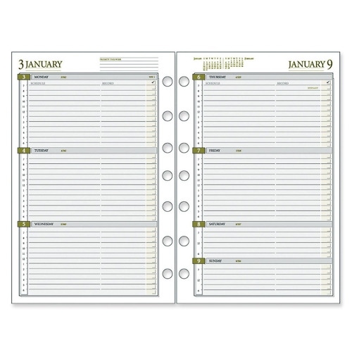 DAY RUNNER,INC. Day Runner Planner Refill - DRN491285 - Shoplet.com