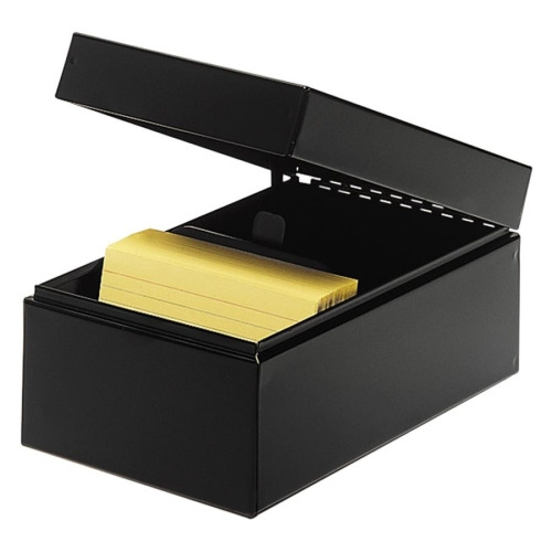 MMF Steelmaster Card File Box MMF263835BLA Shoplet