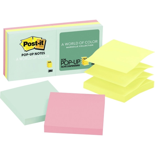 Post-it Pop-up Notes Dispenser - Transparent Top - MMMDS330BK 