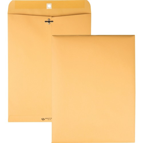 Quality Park Extra Heavyduty Kraft Clasp Envelopes QUA37797
