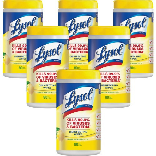 LYSOL Brand Lysol Disinfecting Wipes - RAC77182CT - Shoplet.com