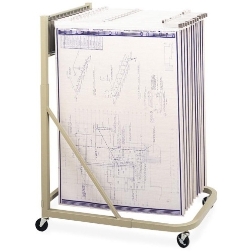 Safco Mobile Cart - 240 lb Capacity - Steel - x 27